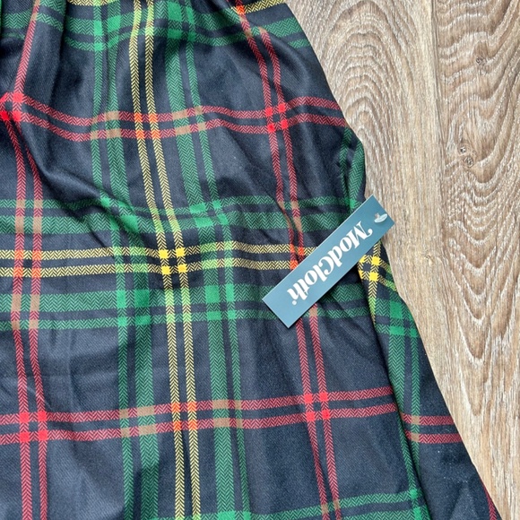 ModCloth Women’s MIDI Length Tartan Plaid Skirt Size Medium w/belt - Picture 2 of 6